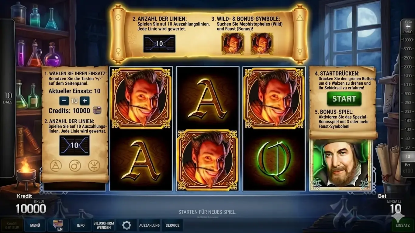 Wer sollte die Faust Slot Demo ausprobieren